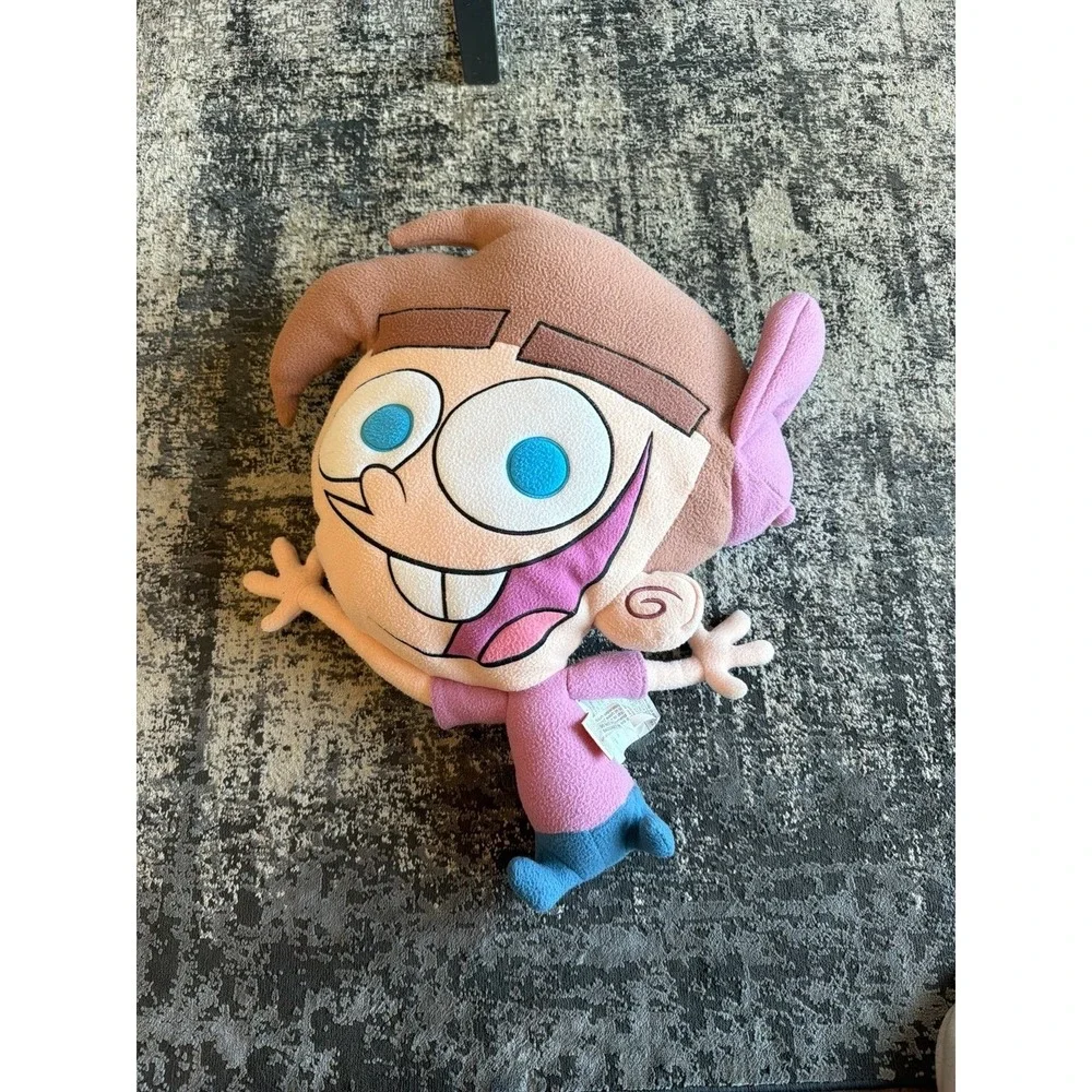 Vintage Fairly Odd Parents Timmy Turner Large Plush Pillow Nickelodeon Rare